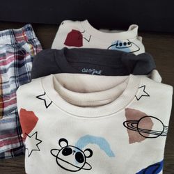 Boys Long Sleeve Shirt/sweatshirts, Each, Size 5
