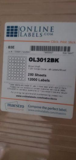 Online Labels Sheets