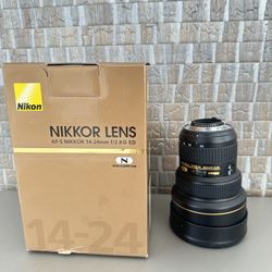 Nikon AF-S NIKKOR 14-24mm f/2.8 G ED Lens - 95% New