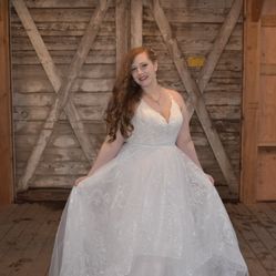 Beautiful Tiered Wedding Dress