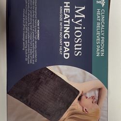 Pure Enrichment PureRelief Deluxe Heating Pad Charcoal Gray 12x24