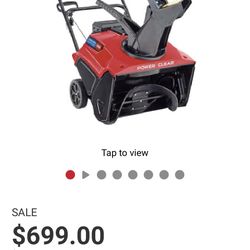 Snow Blower Toro Gas Electric Start !!