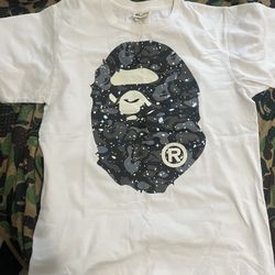 Bape Space Camo T shirt Size S 
