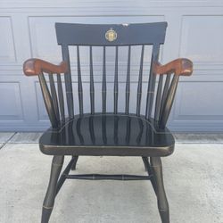 Authentic Vintage Nichols & Stone Harvard Academy Captain’s Chair – Windsor Style Solid Wood