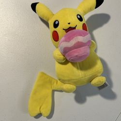 Pikachu Pink Cupcake Pokémon Small Plush Yellow Cartoon Stuffed Animal 7.5"