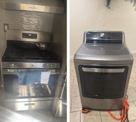 Gas Lg Dryer & Stove