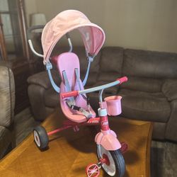Pink Radio Flyer's 4-in-1 Activity Stroll 'N Trike