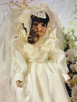 Dynasty Musical Porcelain Bride Doll
