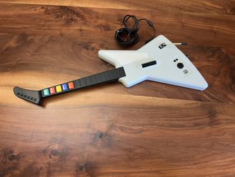 Guitar Hero Xplorer Red Octane Guitar Xbox (contact info removed)5 Wired No Breakaway