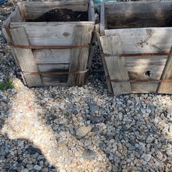 Wood Planters