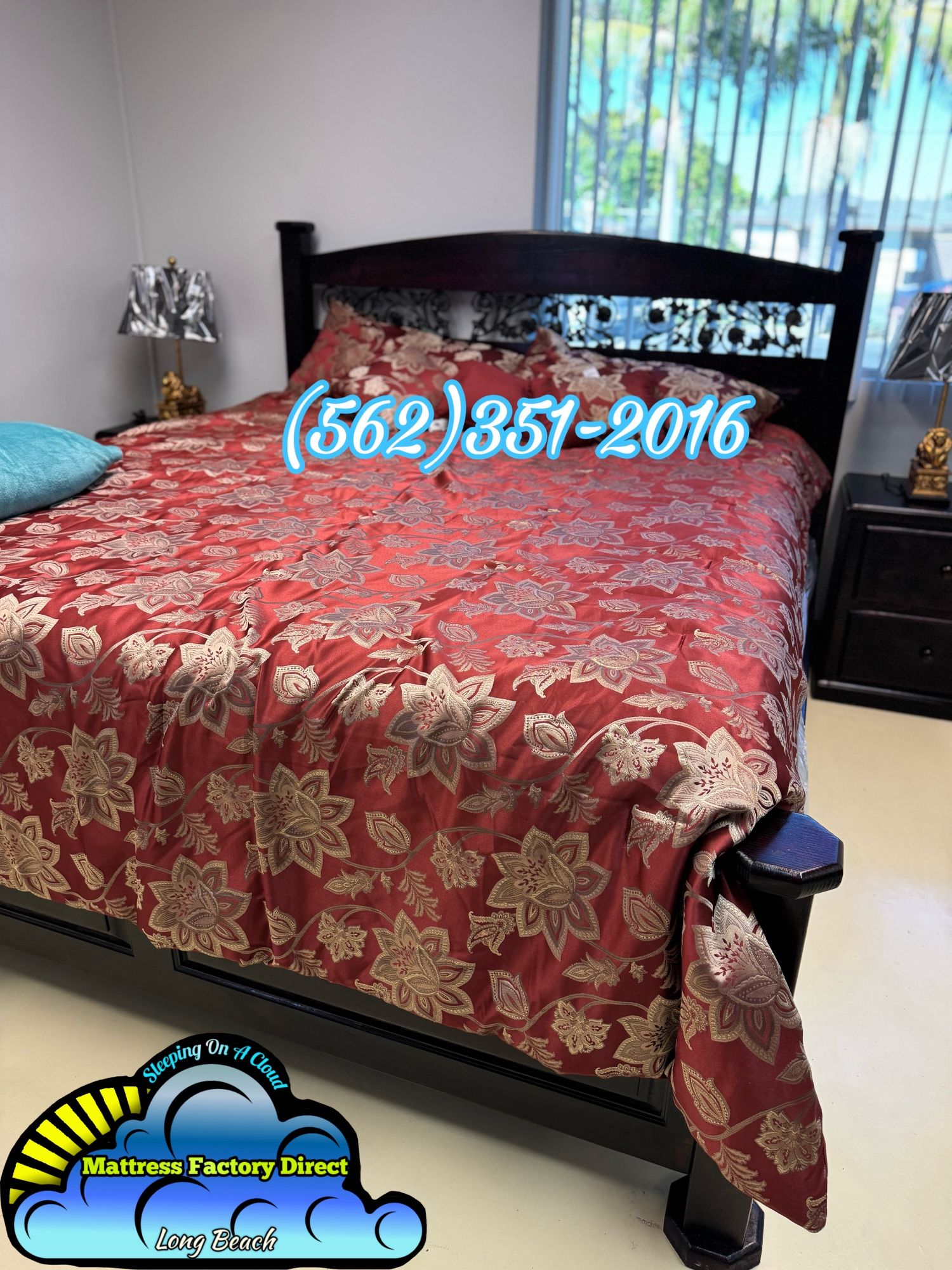 Cal King Bed Frame With Mattresses Colchones Nuevos New