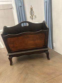 Antique Magazine Holder 