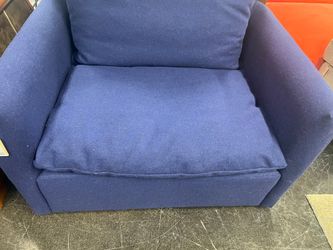 Large Blue Arm Chair
