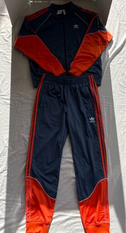 Adidas Originals Blue/Orange Tracksuit Set NWT - Size Small - $100
