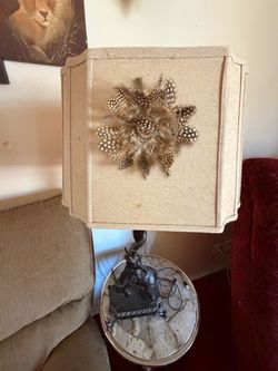 ELEPHANT LAMP 31 1/2" tall; cross streets are Arapaho & Waterview