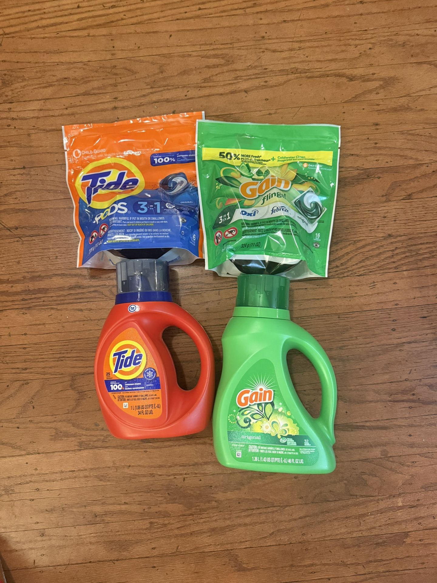 Tide & Gain Laundry Care Bundle