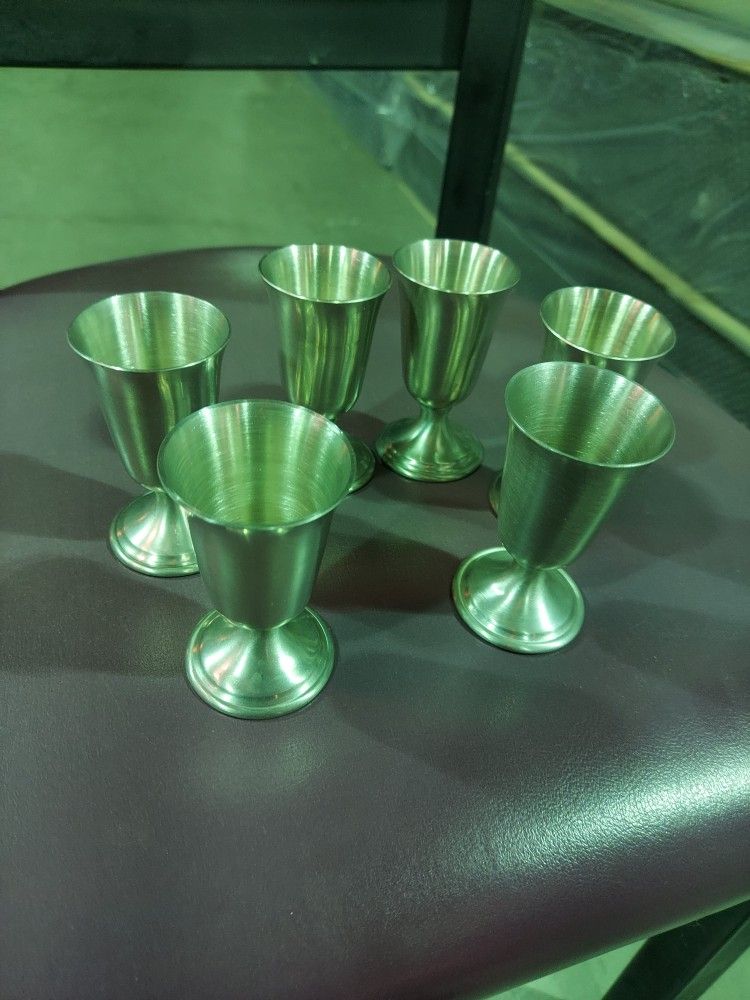 Small Pewter Cups