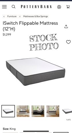 ⭐️NEW IN THE BOX⭐️ ISwitch Flippable Mattress <KING SIZE> Memory Foam