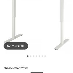 Brand new TROTTEN sit/stand desk (white)