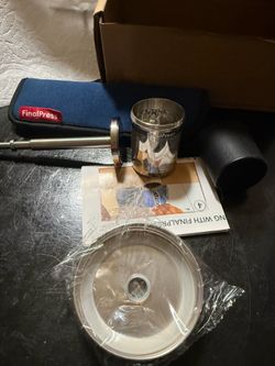 FinalPress Portable Coffee & Tea Maker (Stainless Steel) – Like New in box
