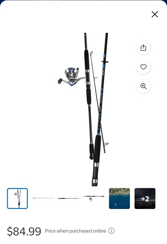 Okuma Safina Pro Saltwater SNP-S-702MH-4000 Ambidextrous Spinning Fishing Rod and Reel