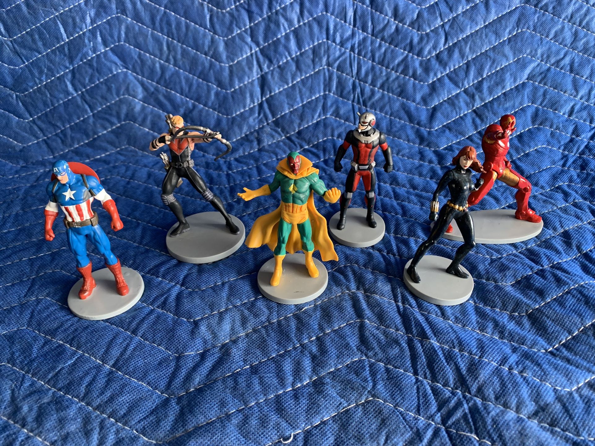 6 Disney Marvel Avengers 3.5-Inch PVC Figures