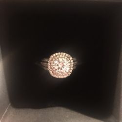 Size 8 Moissanite Engagement Ring