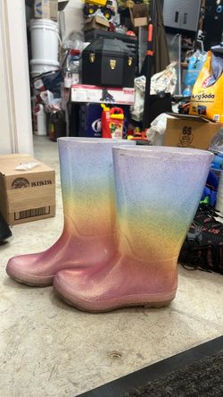 Girls size 2 rain boots