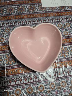 Pink Heart-Shaped Serving Bowl 💗