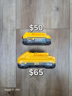 NEW Original DeWalt 20V Battery BUY MORE SAVE MORE