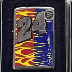 JEFF GORDON #24 FLAMES NASCAR ZIPPO LIGHTER – NASCAR Vintage Collectible