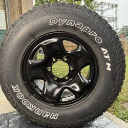 Tacoma 16” OEM Black Wheels + Dynapro Tires