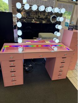 Pink Vanity Set