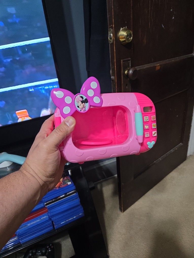 Minnie Mouse Toy Microwave