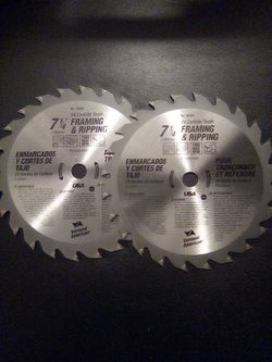 Vermont American 7-1/4" Framing & Ripping Saw Blades (2)