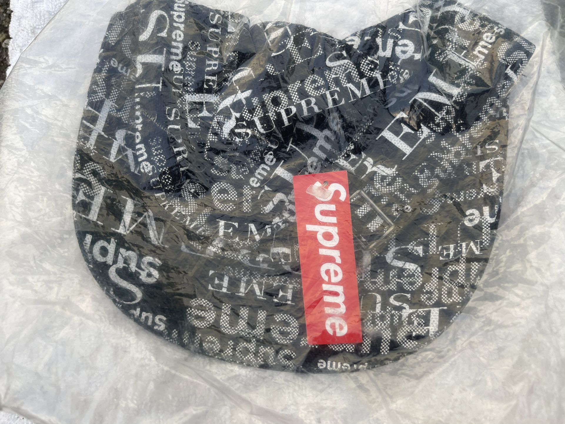 Supreme All-over Print Hat. NWT!
