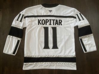 ⭐NEW Los Angeles LA KINGS Anže Anze Kopitar Jersey White C Captain Fanatics #11 // Wayne Gretzky LA Kings Jersey Black & White #99 CCM Edmonton Oilers