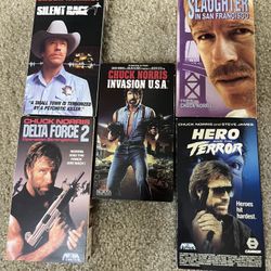 Chuck Norris VHS Bundle 