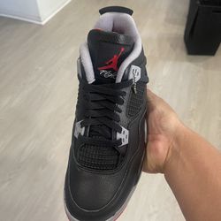 Jordan 4 Bred Reimagined Size 7Y 1Y 2Y