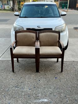 Pair of Wooden Chairs