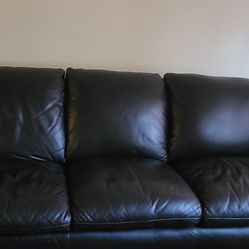 Genuine Leather Couch 