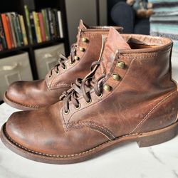 Redwing Blacksmith Copper Roughout Boot (9D)