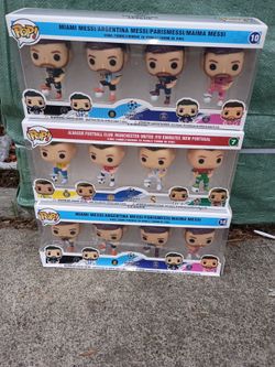 Funko Pop! Lionel Messi and Ronaldo 4-Pack Collection