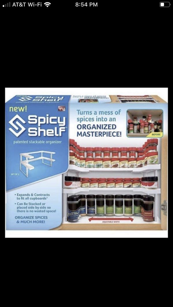 Spicy Shelf Rack and Stackable Organizer