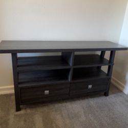 Wood TV Stand Like New