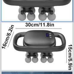 Plastic Massage Gun with 99 Speeds Whole Body Handheld Massagers Powerful Percussion Massager for Pain Relief