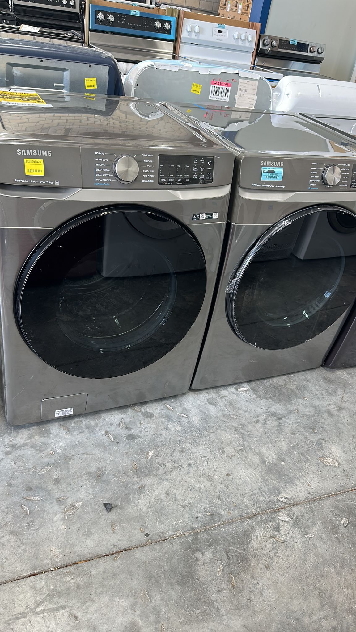 Samsung Set Washer &!dryer New Scratch & Dent