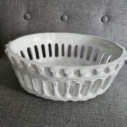 Vintage Openweave Italian Basket