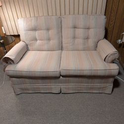 Beige Loveseat