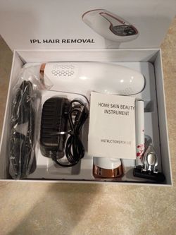 New IPL Laser Hair Removal System - At-Home Permanent Hair Remover